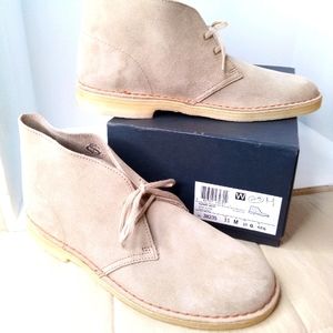 Clarks Men's Sand Suede Desert Chukka Boot NWT